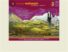Tablet Screenshot of musee.matheysine.com